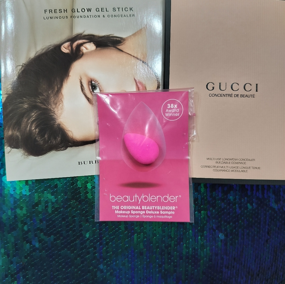 Gucci Concealer Burberry Fresh Glow Gel Stick Foundation Deluxe Beauty Blender